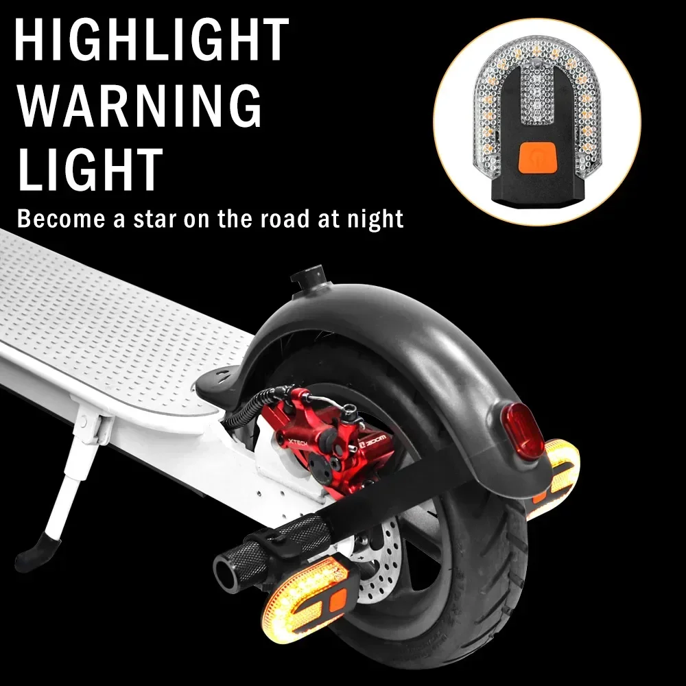 Für Xiaomi M365 1S Pro Pro2 Mi3 LED-Rücklicht mit Blinkfunktion, Elektroroller USB-Aufladbare Warnleuchte Ersatzteile – Detail 6