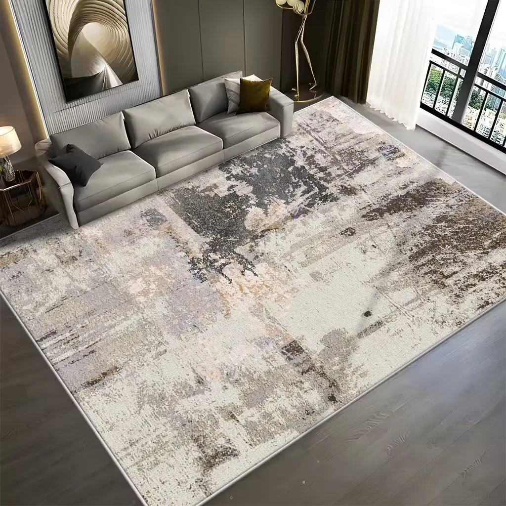 

Modern Abstract Decor Carpet Large Size Living Room Carpets Sofa Area Floor Mat Non Slip Parlor Bedroom Rug Soft Fluffy Washable