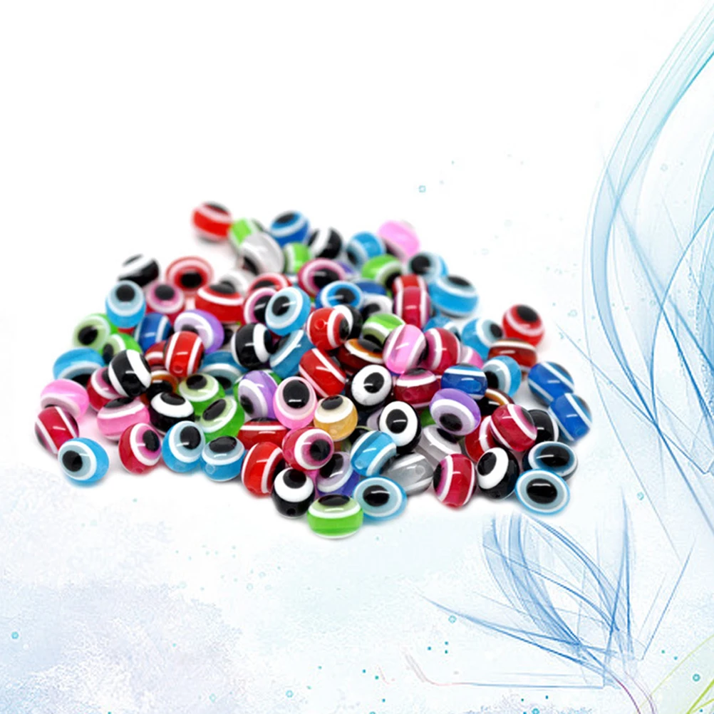 

400 Pcs Evil Eyes DIY Accessory Kit Beads for Jewelry Making Accessories Crafting Supplies