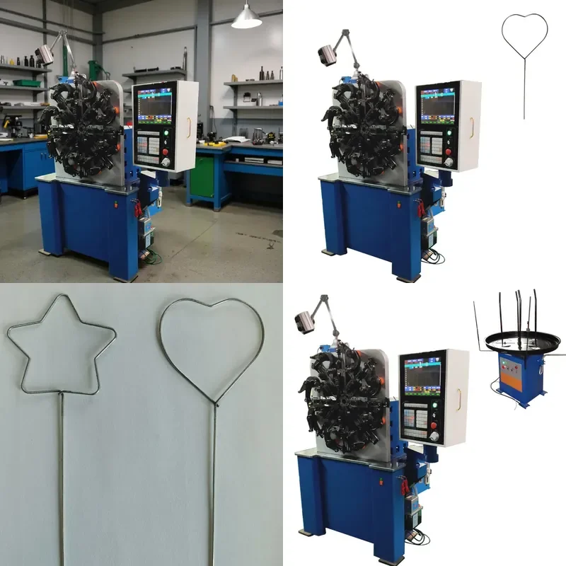 Deposit-Numerical control spring machine, handicraft bending and welding machine, flower star careful bracket bending machine