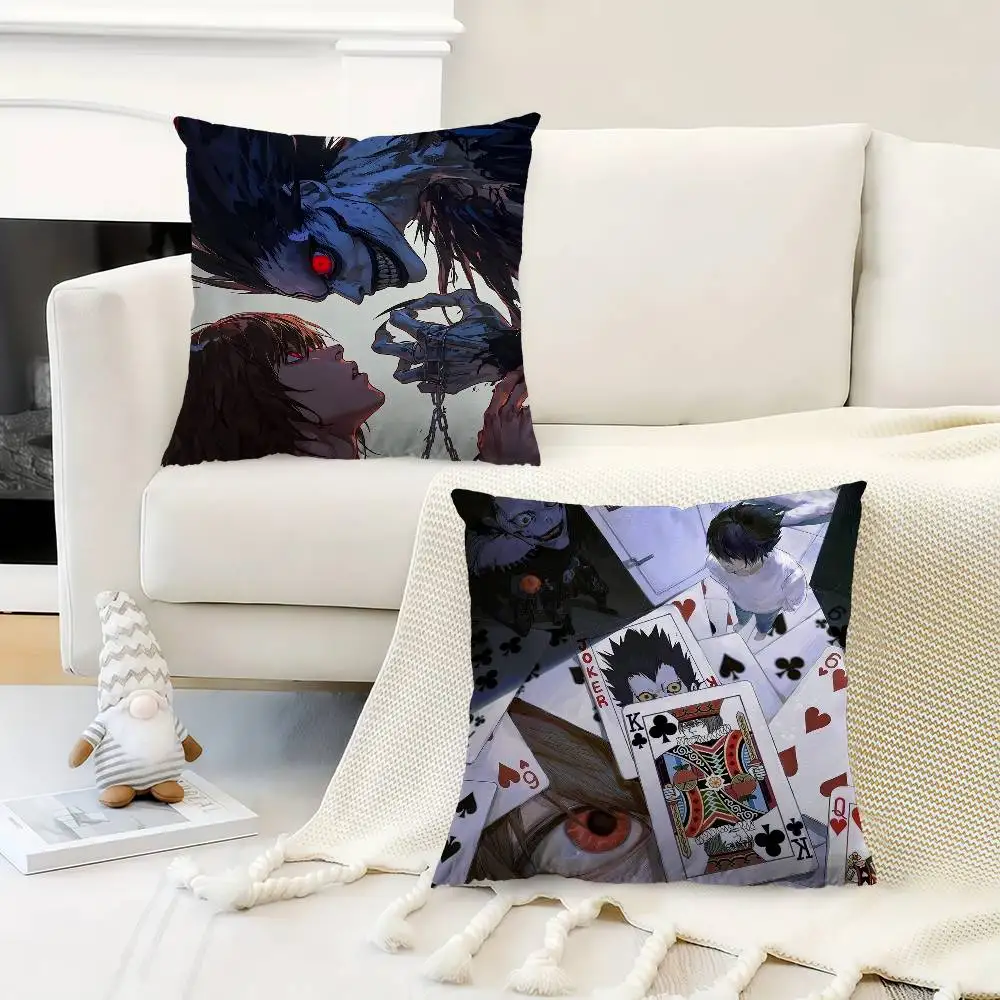 

Hot Anime Death Note Personalized Pillow Dust Cover Bedroom Kids Party Decoration Pillowcase Birthday Children Gift