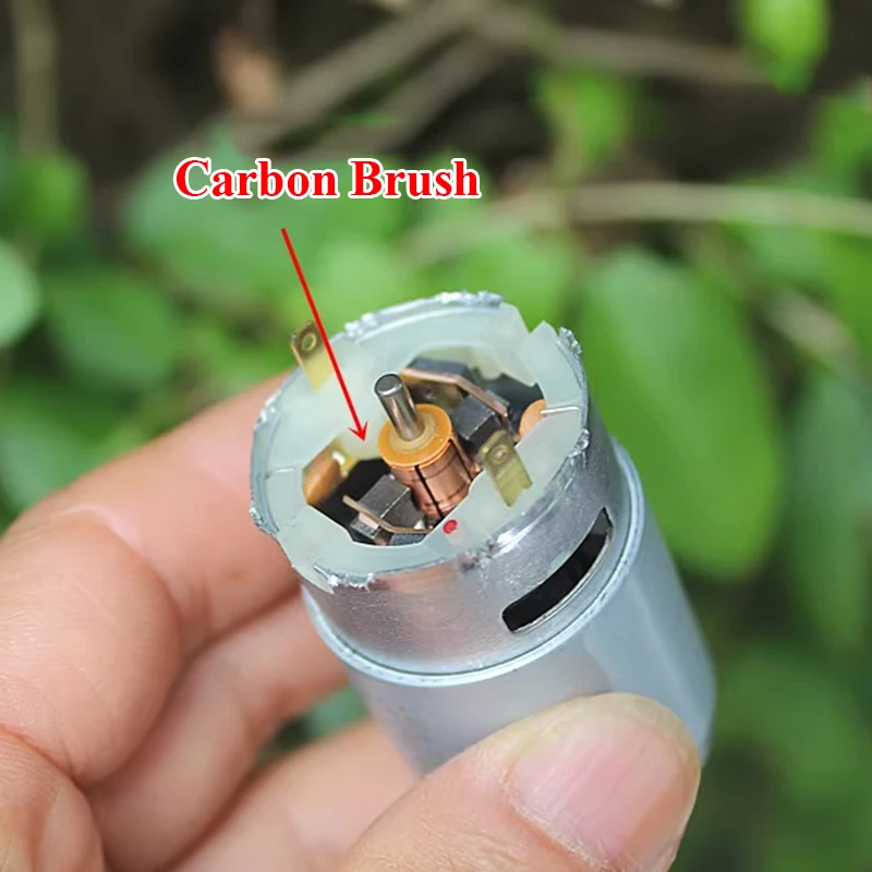 RS-395 Micro 28mm Electric Motor DC 12V 14.4V 16.2V 18V 24V 19500RPM High Speed Carbon Brush Motor DIY Hobby Toy Drill Tools