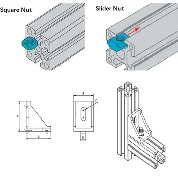 1 ks hliníkových profilů 1515 1520 1540 1570 15100 15120 15180 Standardní eloxování rámů tiskáren Hliníkový extruzní profil 10 nejlepší prodej 1515 extruze - №5