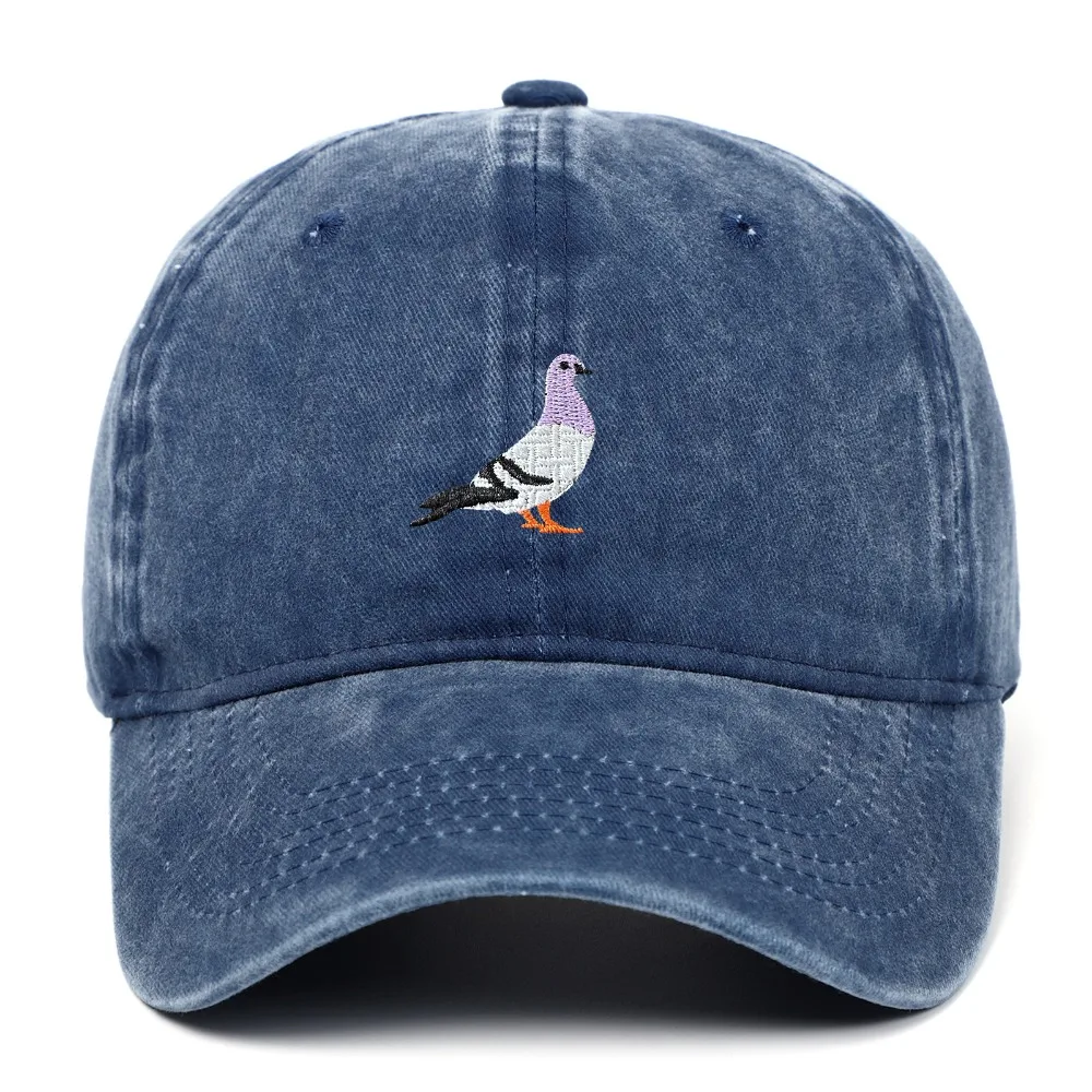 

Pigeon Embroidered Baseball Caps Sun Protection Adjustable Summer Sun Hat Daily Casual Mountaineering Sports Hat Men and Women