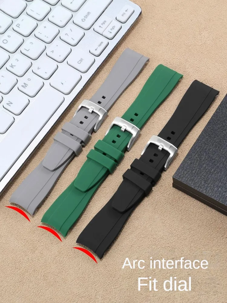 Rubber Watch Strap Compatible with Substitute Swatch X Boper Five Ocean Co Branded Waterproof Silicone Watch Chain 22mm