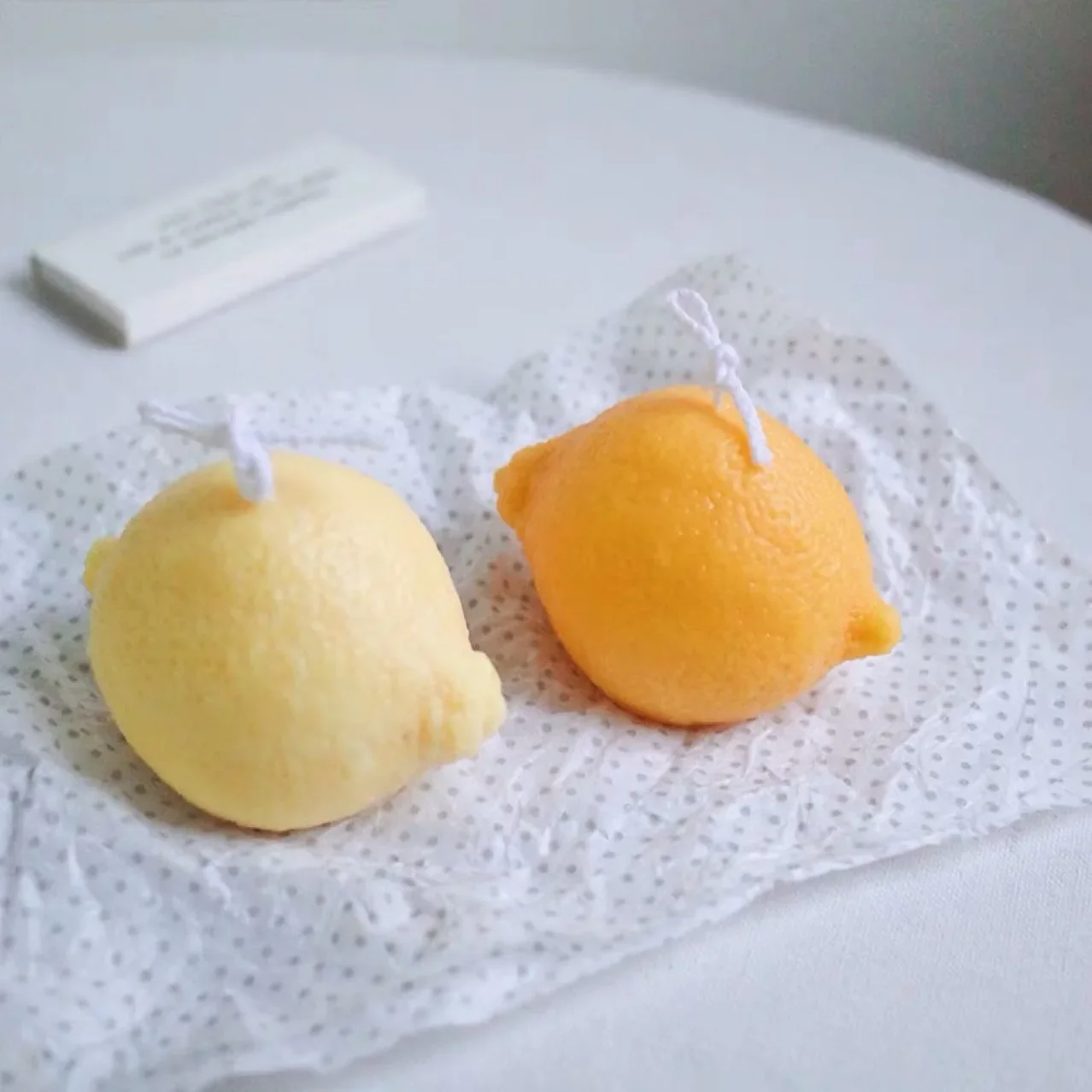 Creative 3D Lemon Scented Candle Silicone Resin Soap Molds Handmade Tools For Plaster Home Decoration Tools