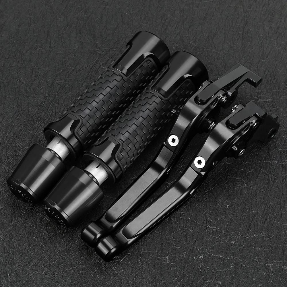 For SUZUKI DL1000 V-STROM 1000 2002-2019 2018 2017 2016 2015 Motorcycle Handlebar Hand Grips Ends Handle Brake Clutch Levers