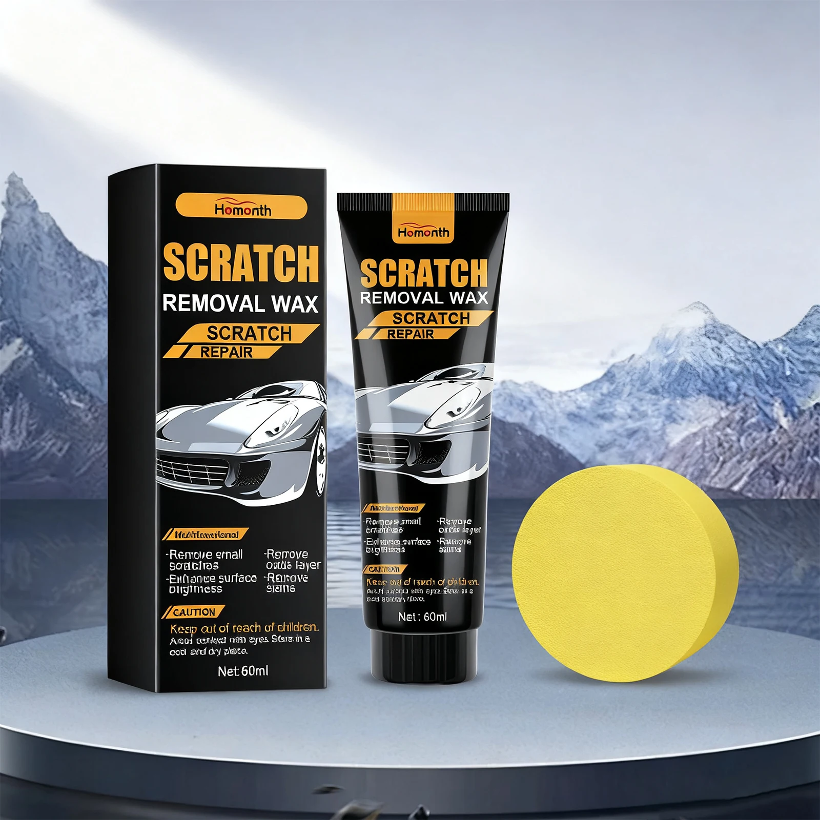 

60 мл автомобильная паста для ремонта царапин, восстановитель цвета и средство для удаления царапин, средство для удаления царапин автомобиля для улучшения автомобильного блеска, восстановление света