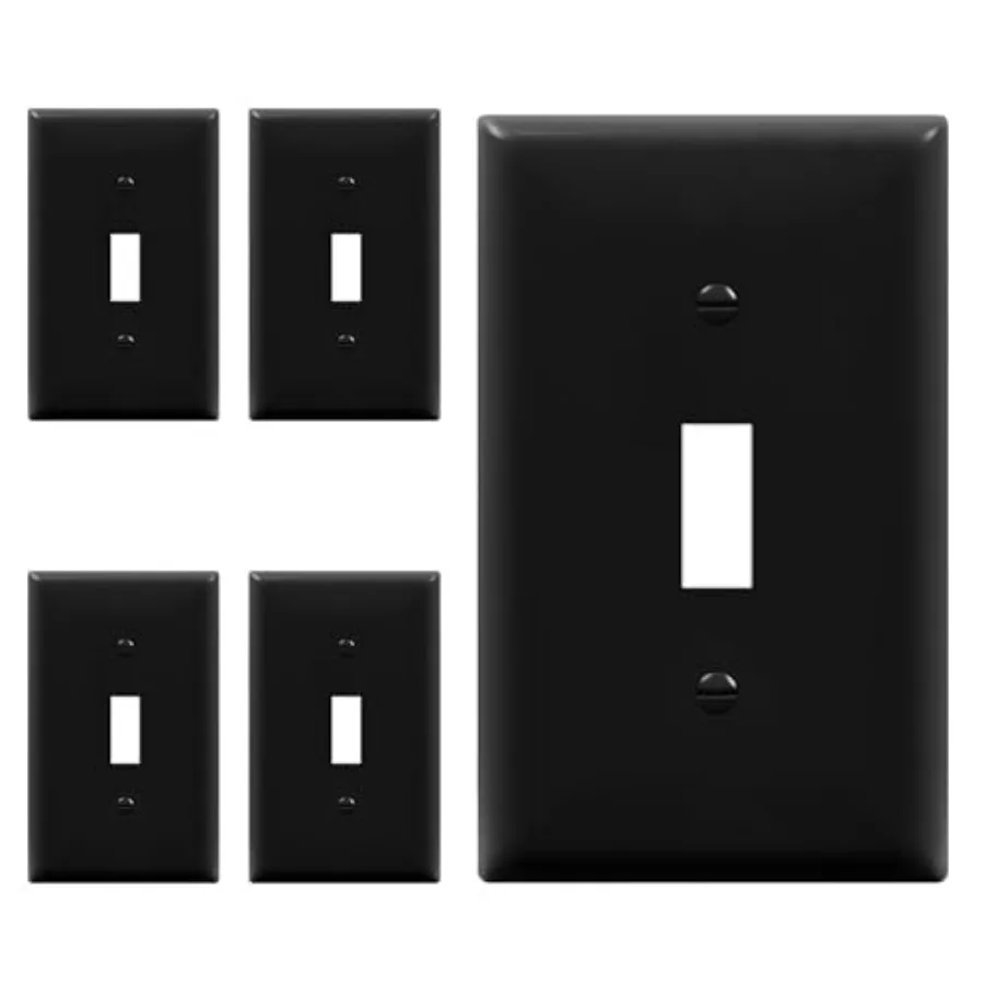 Gloss Finish Toggle Light Switch Wall Plate