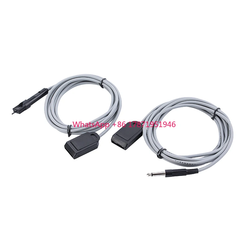 China Produce Reusable Bipolar Surgical Diathermy Plate Cable for Patient Plate Jack HIFI REM Connector