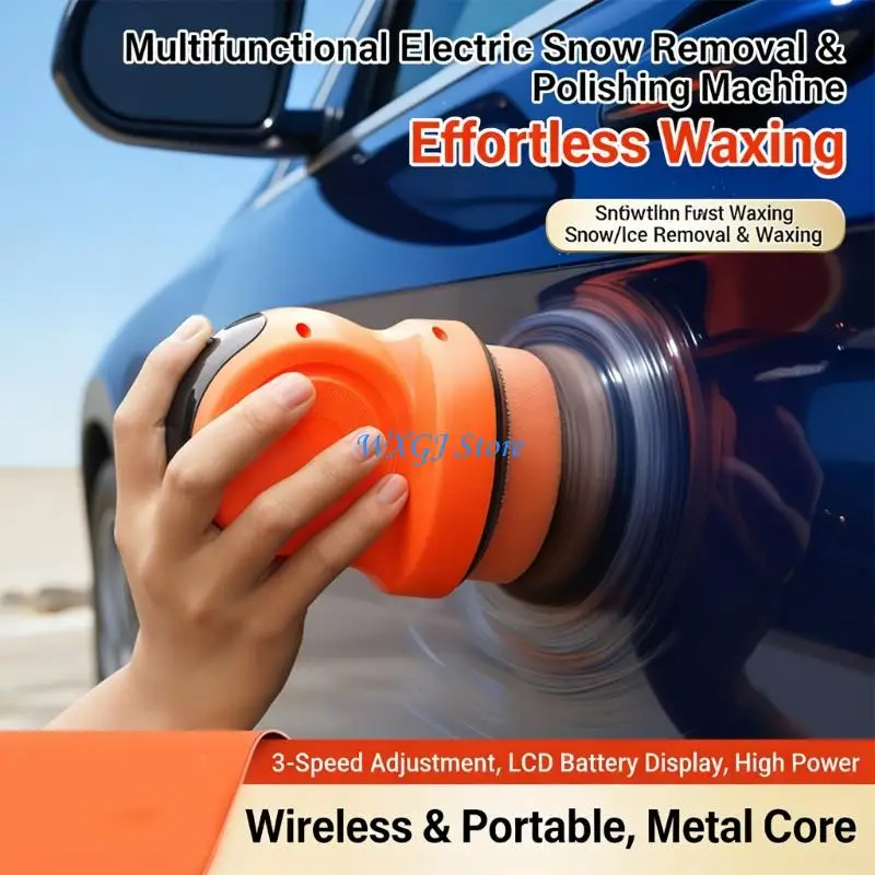 

37JE Efficient Cordless Vehicle Waxer Applicator for Fast Polishing and Surfaces Care