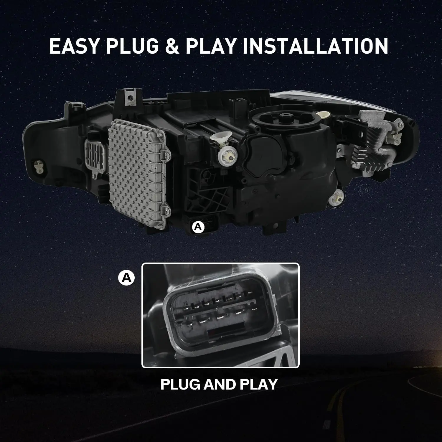 مقاوم للماء الخدمة الطويلة في الحياة زينون المصابيح الأمامية لسيارات BMW F30 F31 320i 328i 330i 340i 3 Series 2013 2014 2015 2016 2017 2018 #2