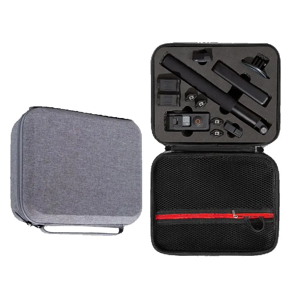 

Suitable for DJI Action3 Portable Sports Camera Protection Box Grey Storage Bag Camera Accessory