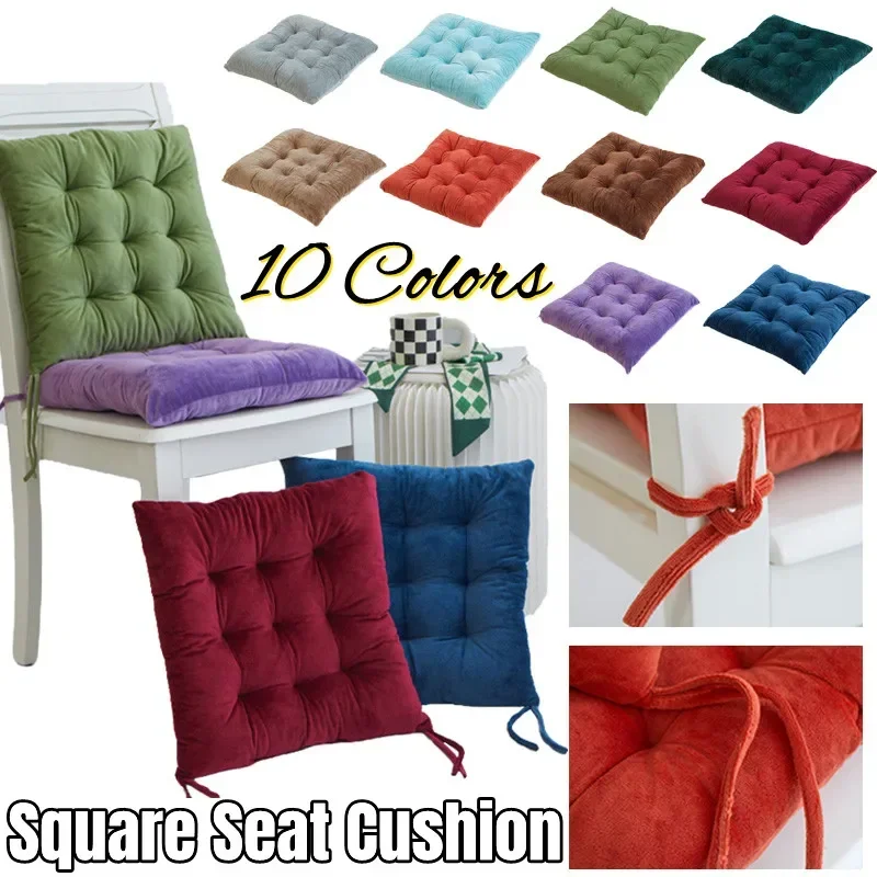 Square Stool Cushions Pearl Cotton Office Computer Chair Protective Mat Cartoon Seat Pad Buttocks Chair Cushion Backrest Pillow