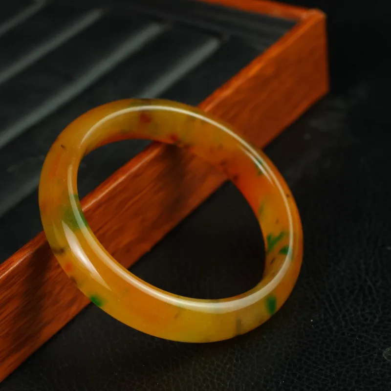 Classic Retro High-ice Ethnic Jade Bracelet, Suitable for Daily Wear and Wearing Bracelets