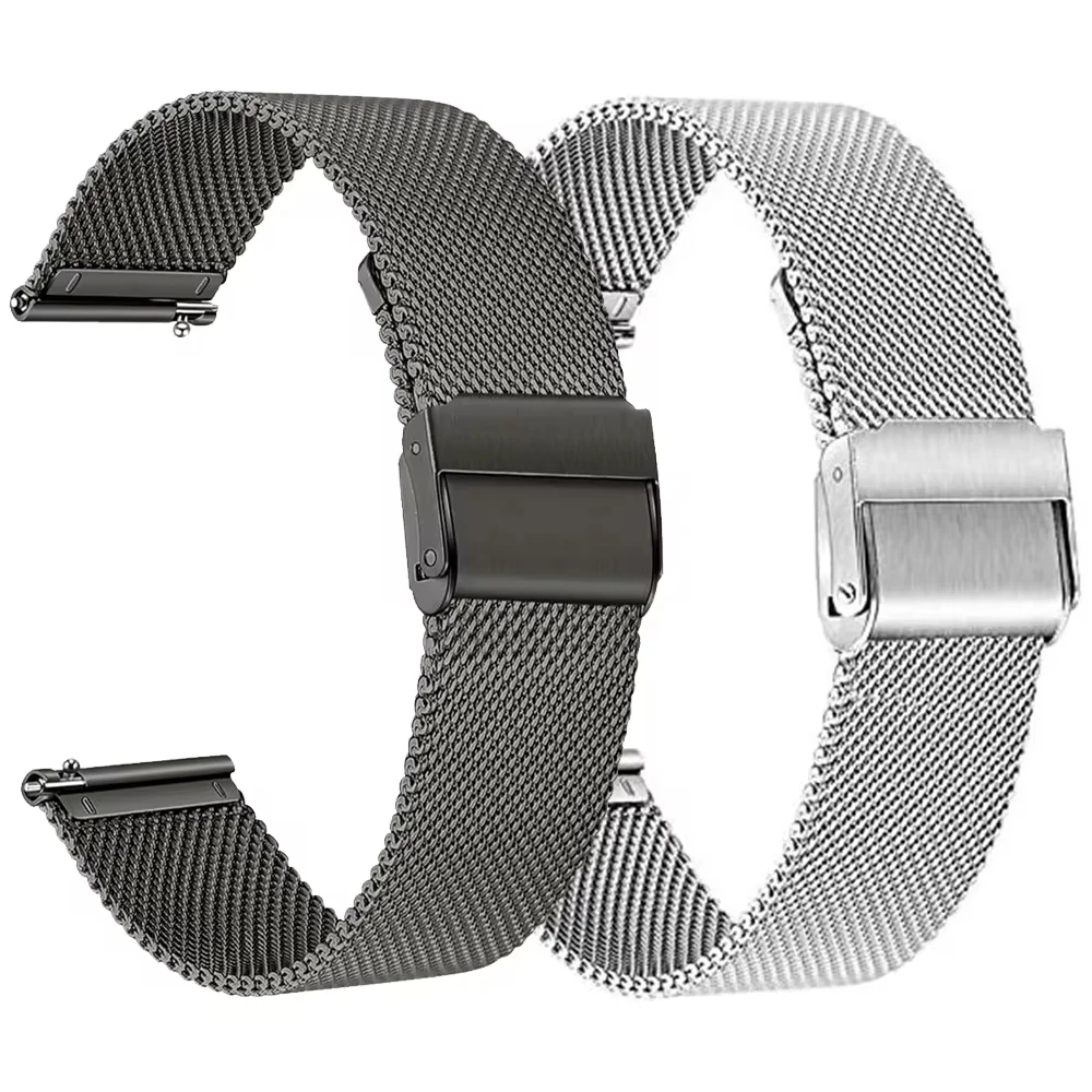 샤오미 워치용 금속 밴드, Mi 워치 컬러 2 스테인레스 스틸 손목 밴드 벨트 팔찌, S4 스포츠 S3 S2 46 42mm S1 프로 스트랩, 22mm