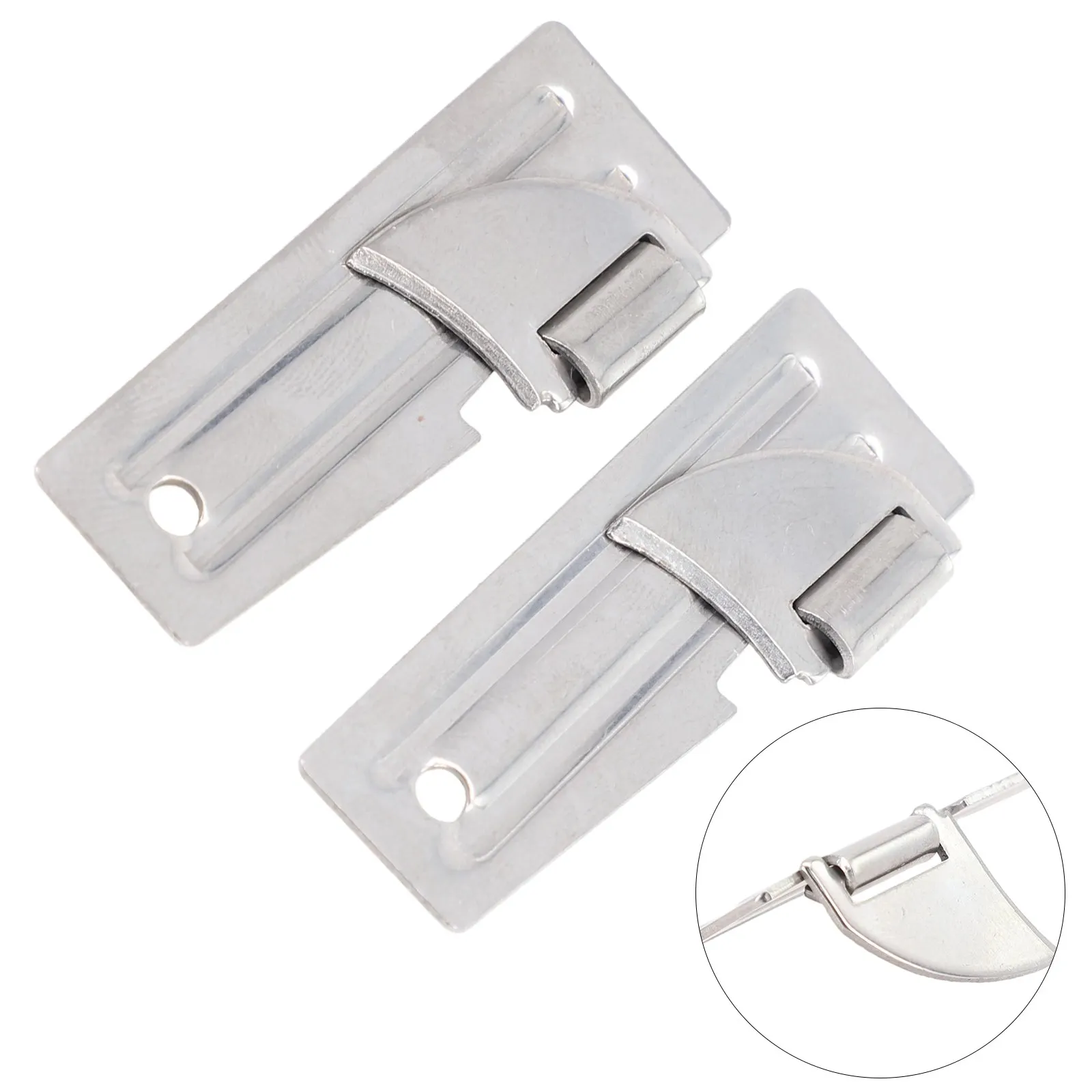 

2PCS Bottle Opener 5.1x1.8cm Outdoor Camping Stainless Steel Mini Can Opener Portable Folding Can Opener Outdoor Sports Parts