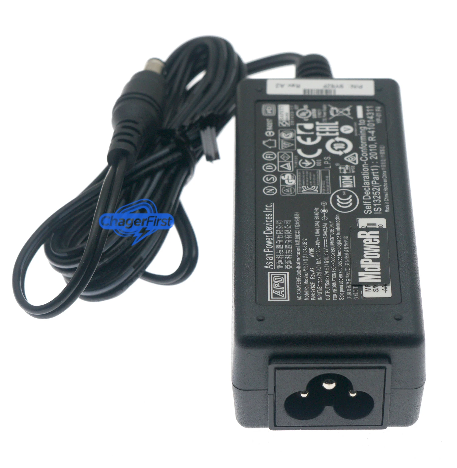APD AC Adapter 12V 2.5A 30W DA-30E12 DA-48Q12 770375-31L Charger for DELL WYSE E03 SERIES NAS SYNOLOGY Power Supply view 3