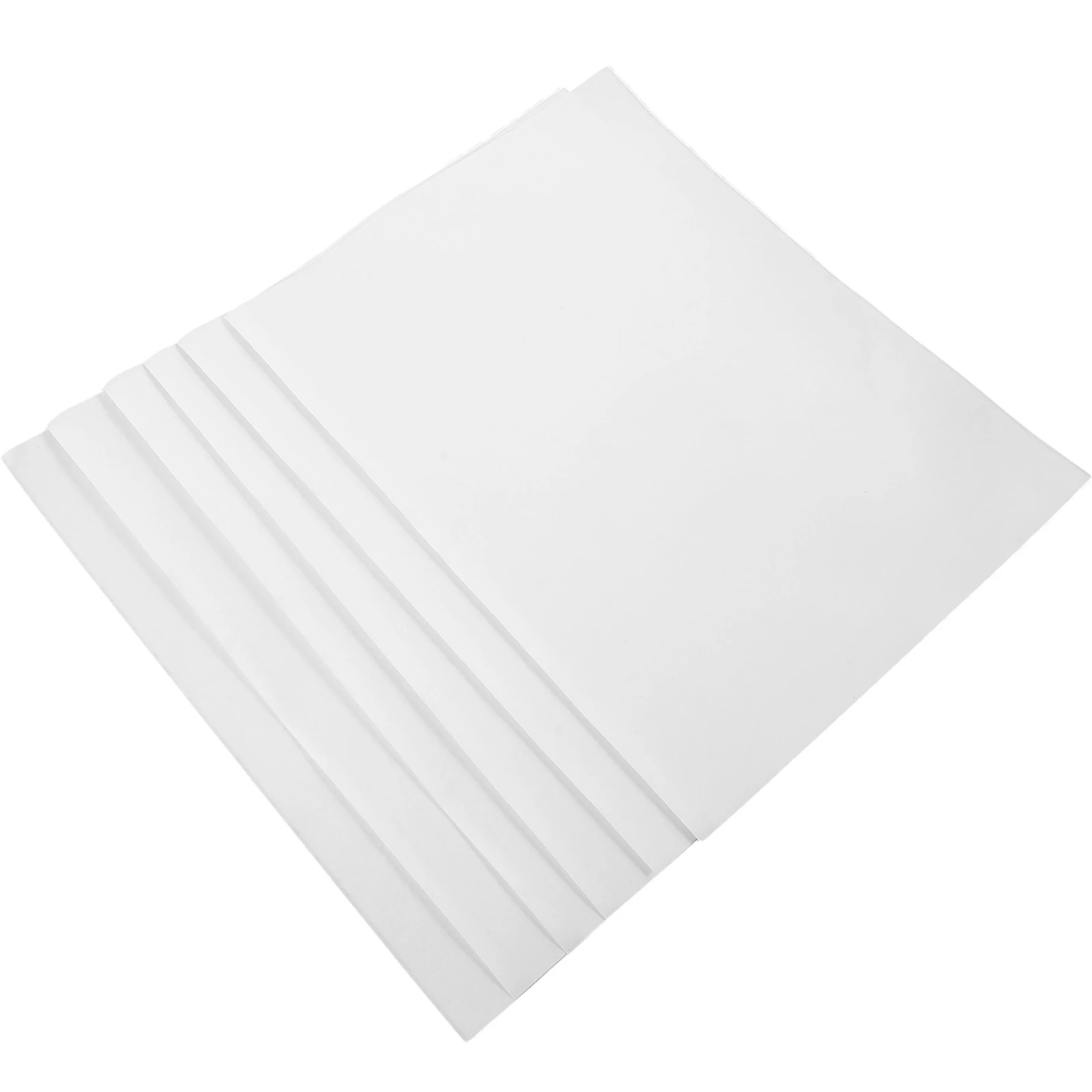 10 Sheets A4 Double Sided Tape Clear Adhesive Sticker Paper PET Material High Transparency DIY Crafts School Projects Home