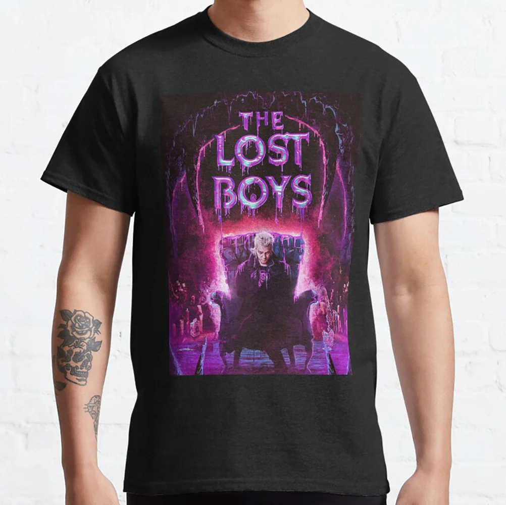 

Vampire David Retro Horror Movie The Lost Boys Scary Scary Halloween Gift t shirt Santa Carla boys Graphic clothes All size top