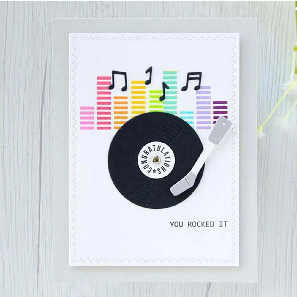 Recorder Music Metal Cutting Die Scrapbooking Stencil DIY Card Making Album Paper Card Embossing