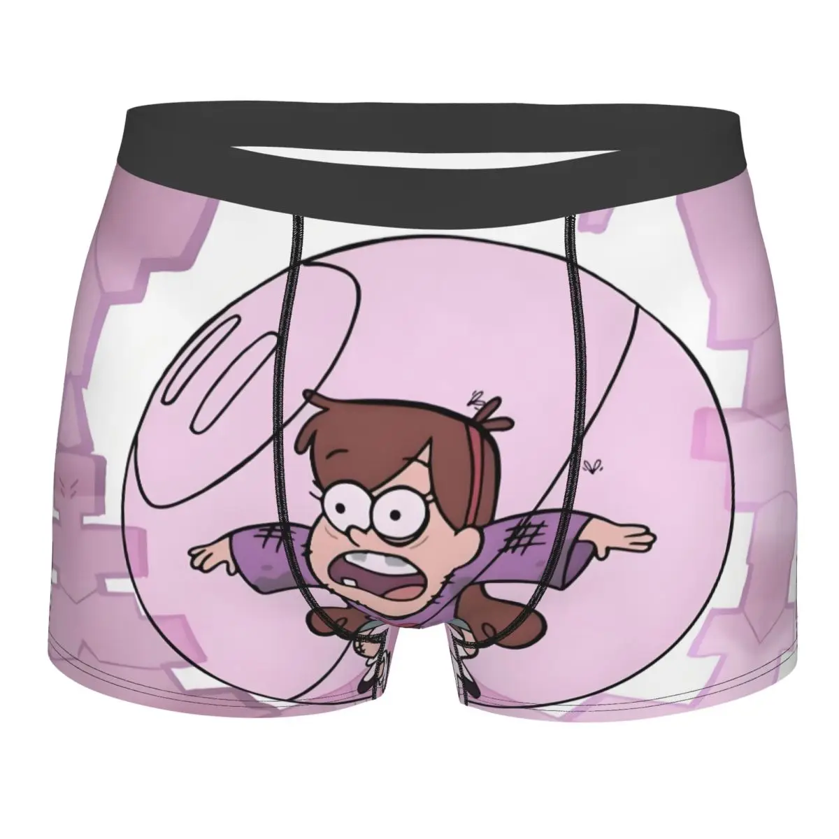 

Пользовательские забавные аниме Gravity Falls нижнее белье мужские шорты-боксеры с принтом трусы дышащие трусы
