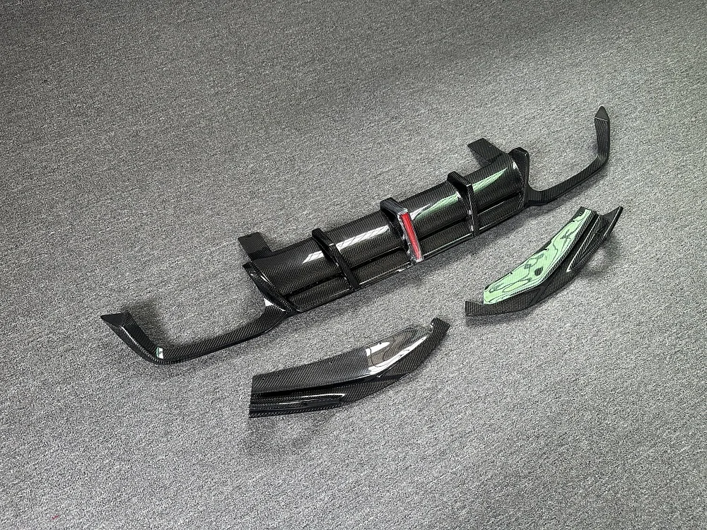 Suitable for . X3M F97 Retrofit Upgrade, Carbon Fiber Rear Diffuser, Bumper Lower Lip Replacement, Body Kit