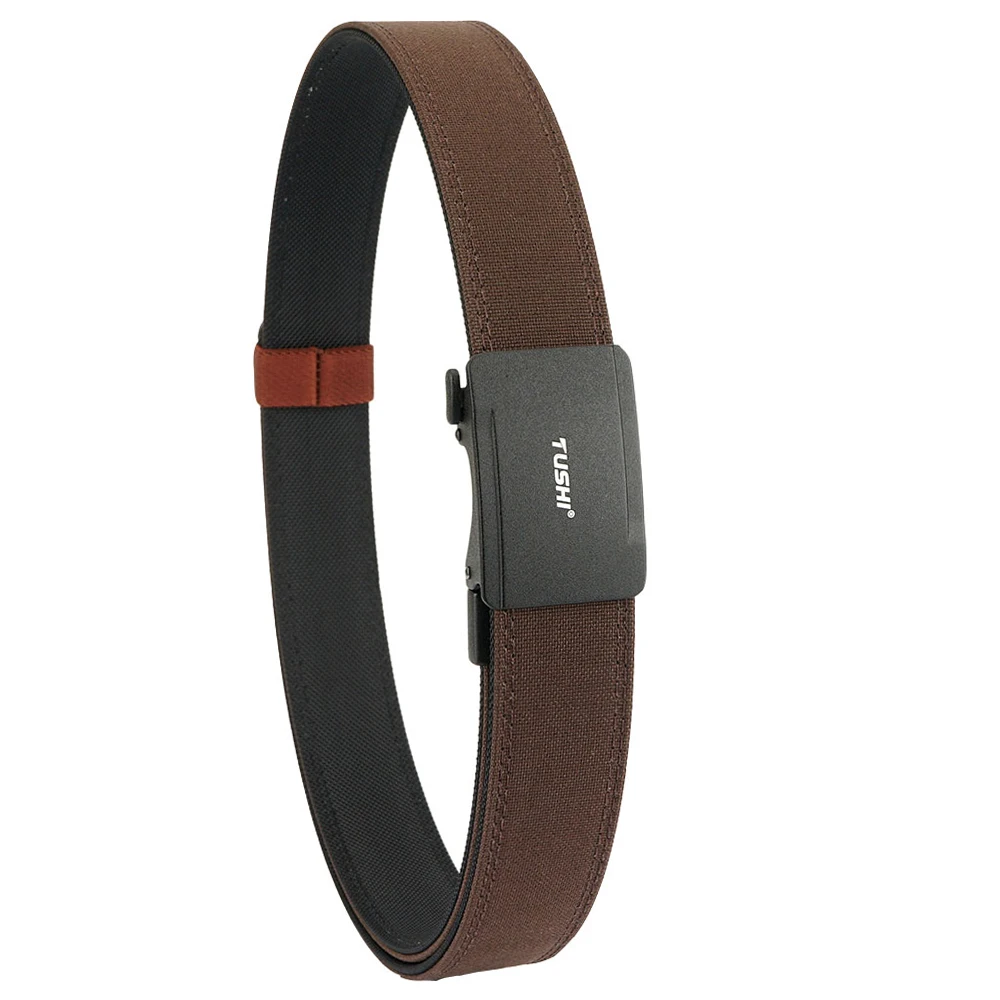 TUSHI 2025 EDC حزام تكتيكي للرجال سبائك الزنك مشبك تلقائي قوي نايلون الشرطة واجب حزام المسدس العسكري الأزرق حزام غير رسمي الذكور #1