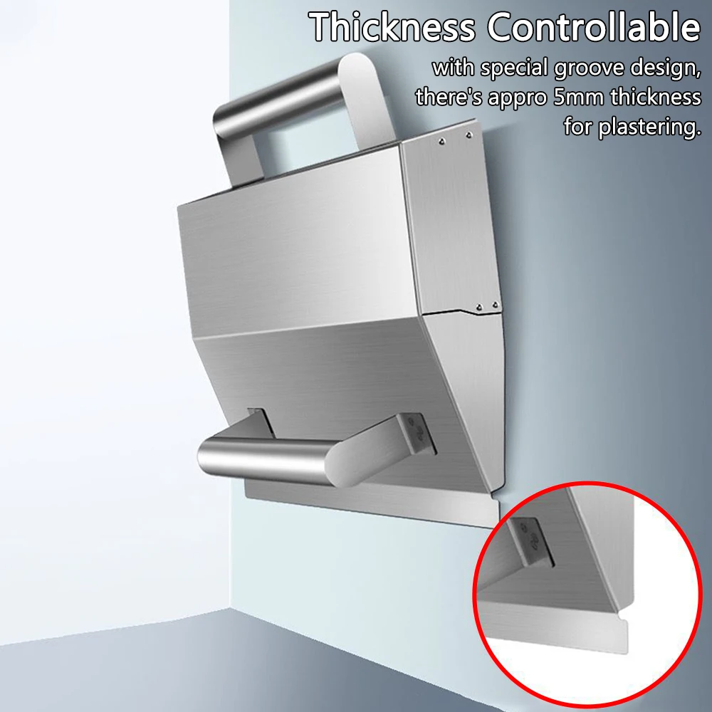 스테인레스 스틸 벽 석고 도구, 빠른 석고 시멘트 절구통 퍼티 석고 스크레이퍼 석고 흙손 건식 벽체 뒤집개