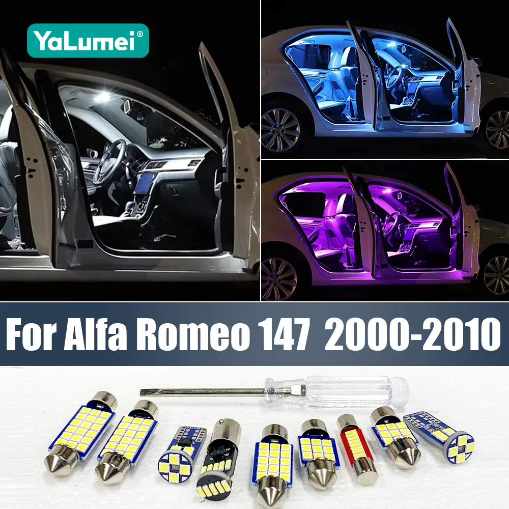 para-alfa-romeo-147-2000-2007-2008-2009-2010-12pcs-lampadas-led-de-interior-para-carro-luzes-de-leitura-luzes-de-porta-malas-e-acessorios