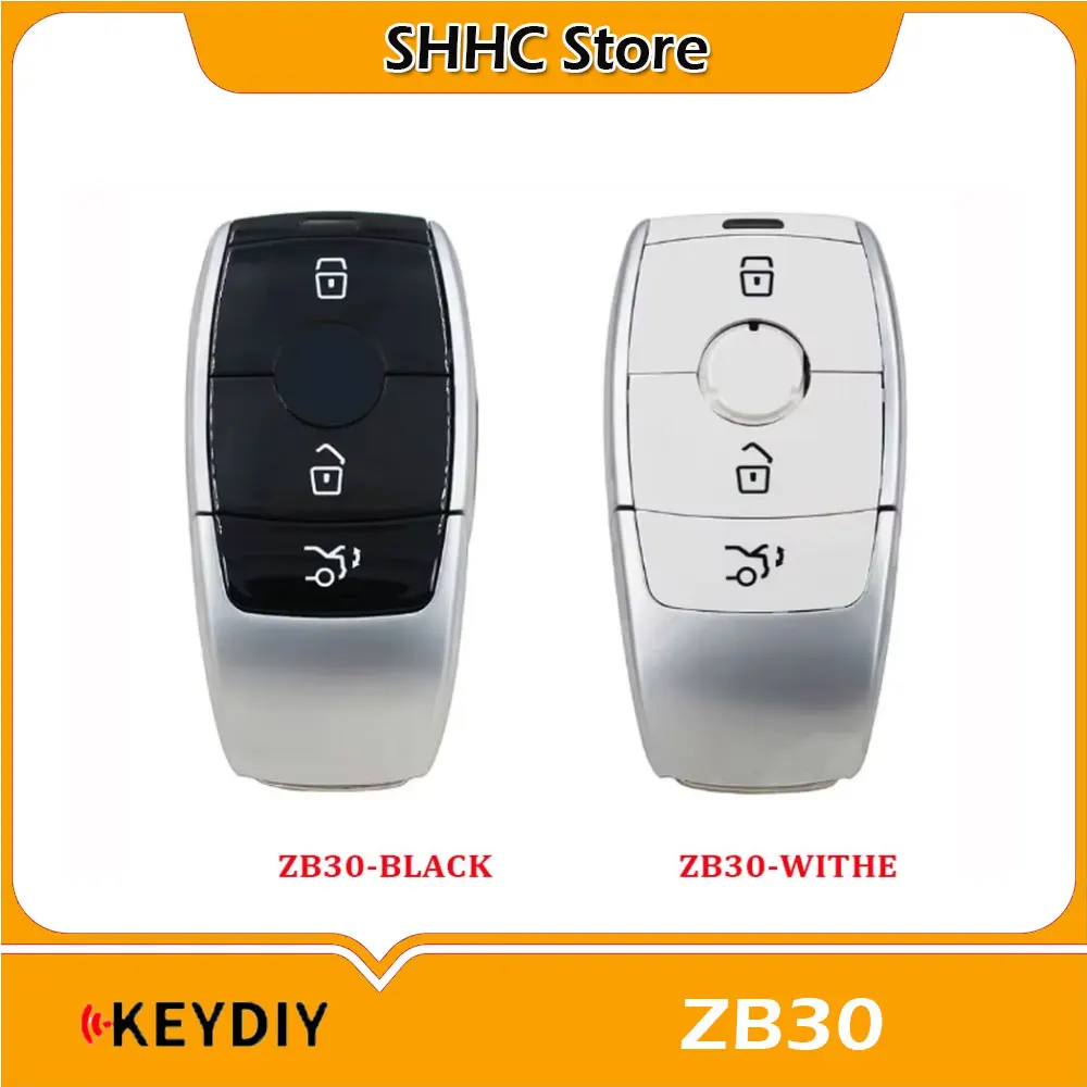 

KEYDIY ZB30 Universal Smart Key 3 Buttons for KD-X2 KD-MAX Smart Car Key Replacement Fit More Than 2000 Models for MB Style