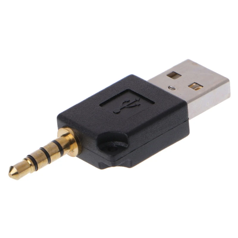 3.5Mm Naar Usb 2.0 Male Aux Extra Adapter Voor Apple Voor Ipod Voor Shuffle 1st 2nd MP3 Dropship