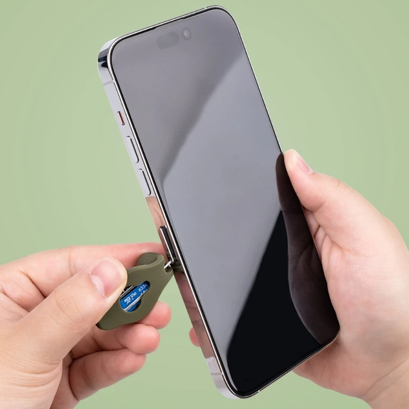 Cell Phones Loss-proof Card Ejection Pin Eject Tray Universal Mobile Phone SIMCard Storage Case Ejecter Keyring Pendent