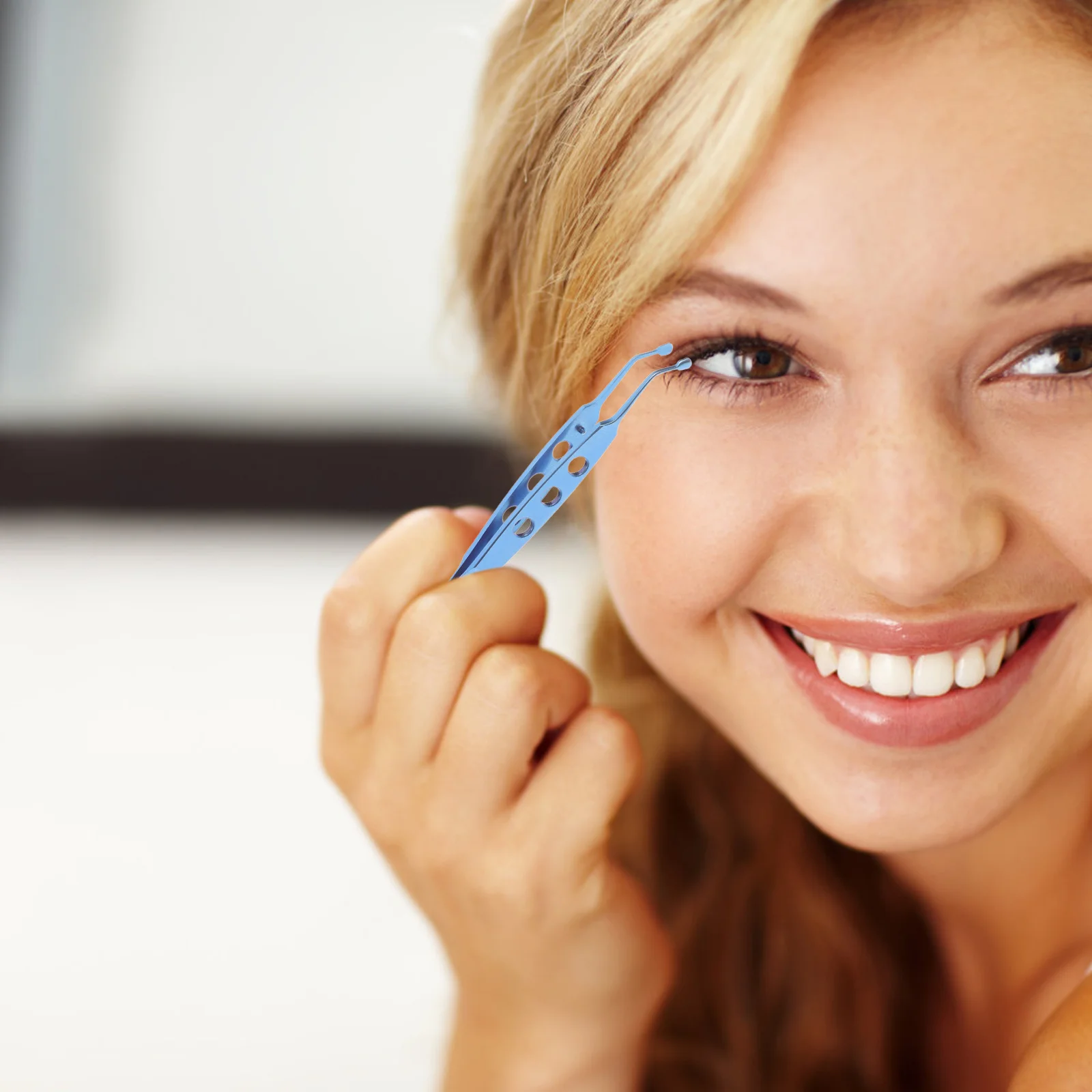 Pinça de pálpebra de metal meibomian glândula forcep portátil ferramenta de alívio dos olhos para mulheres expressão da glândula da pálpebra cuidados com a pele mulher