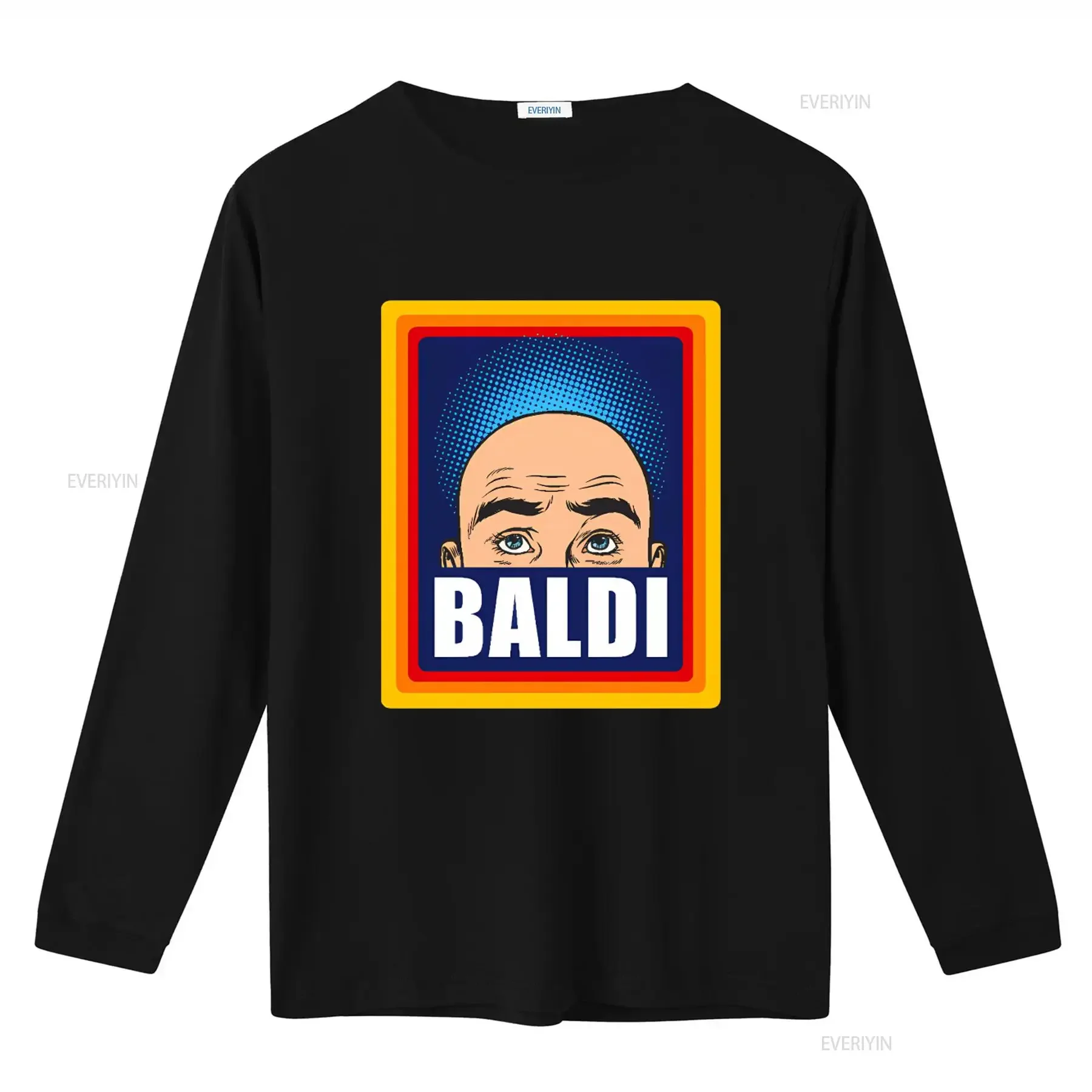 Baldi T Shirt Funny Novelty Design for Bald People Baldy Humor Rude Joke Idea vintage Washed homme Slightly designer clothes