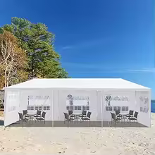 Heavy-Duty Outdoor Wedding Party Tent with Removable Sidewalls, 10x30 Large Canopy for Events and Patio Gatherings - AliExpress