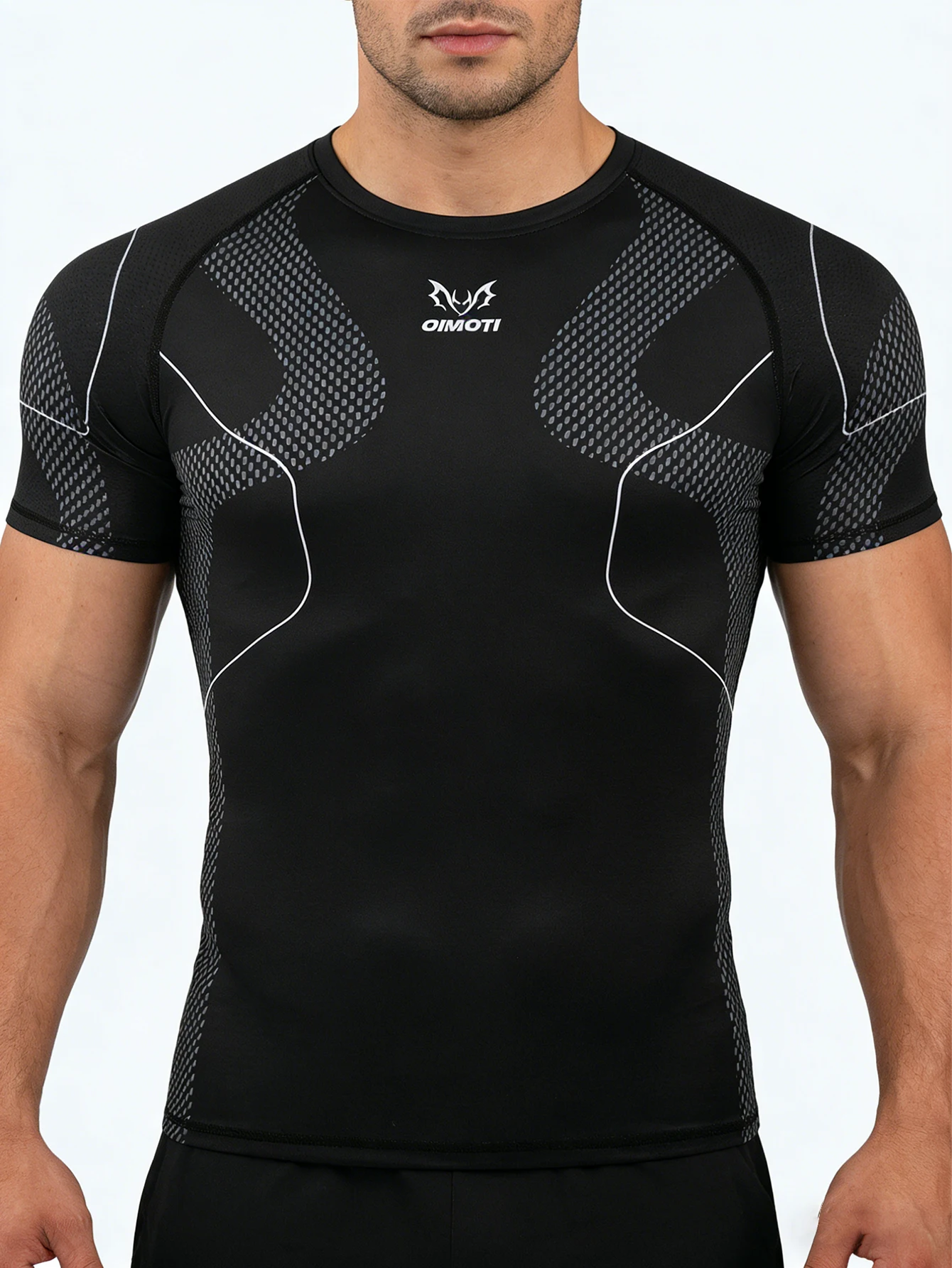 

Men's High-Elastic Breathable Casual Sports T-Shirt for Traveling Comfortable Loose Fit for Daily Wear And Sports