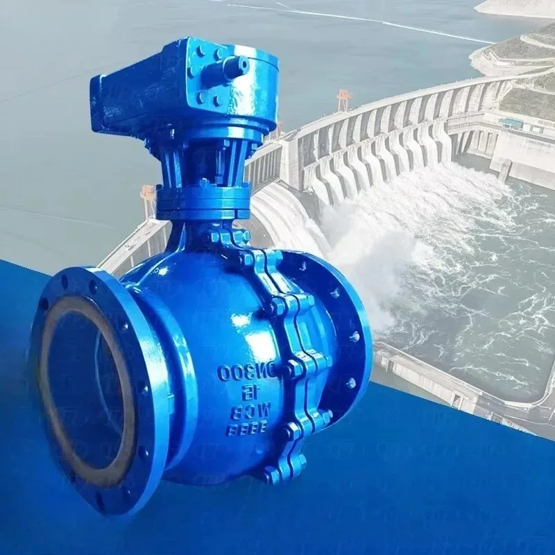 Cast 2 Trunnion Double Blocking and Bleeding (DBB) Ball Valve 150LB~ 4500LB Electric/Pneumatic Eccentric Hemisphere Valve