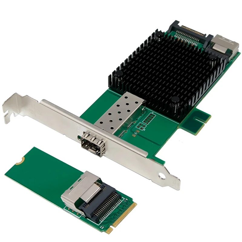 

Сетевая карта M.2 10G B+M SFP+ X520, оптоволоконная, для промышленных компьютеров и серверов, чип JL82599EN [To&On-e]