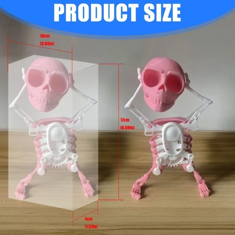 Toy jouet squelettique dansant pour le soulagement du stress le décor fête d'Halloween