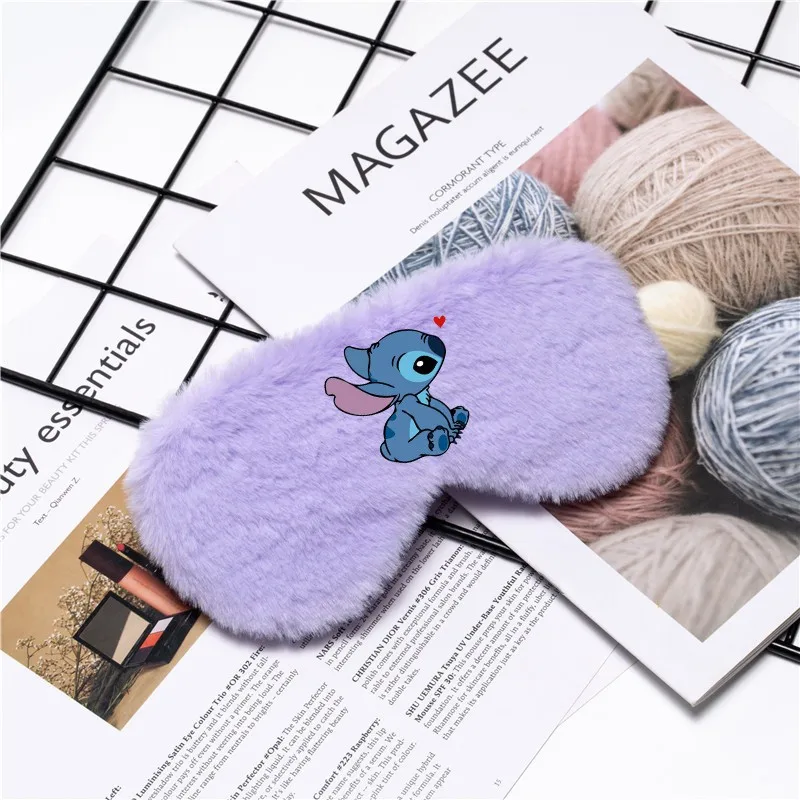 Stitch meninas meninos criança bonito blackout dormir máscara de olho de pelúcia sombra dos desenhos animados anime confortável novas crianças presentes aniversário