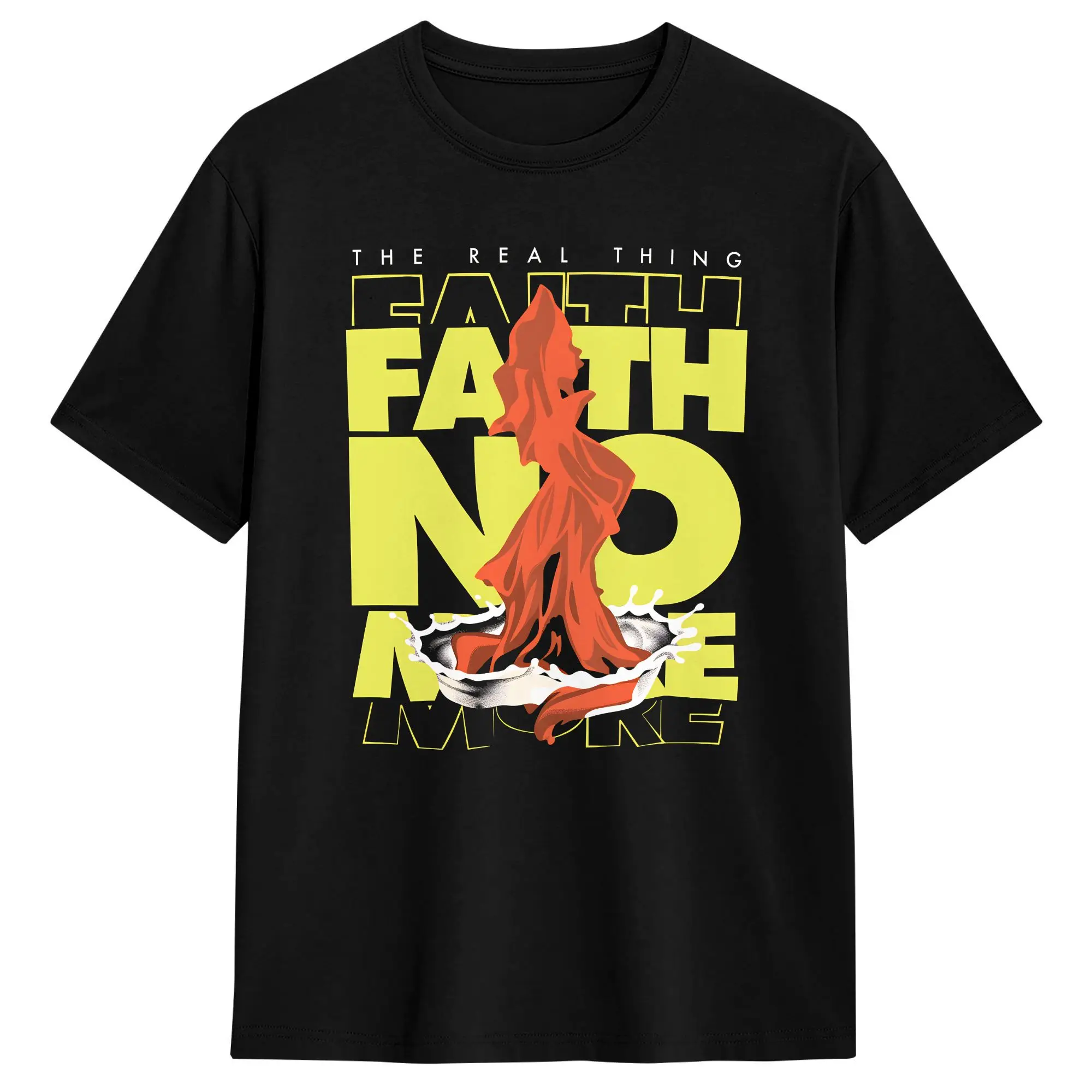Faith No More Hd Logo T Shirt Men's  Y2K Casual T Shirts Summer O-Neck Fashion Tee Shirt Pattern Big Size Clothing