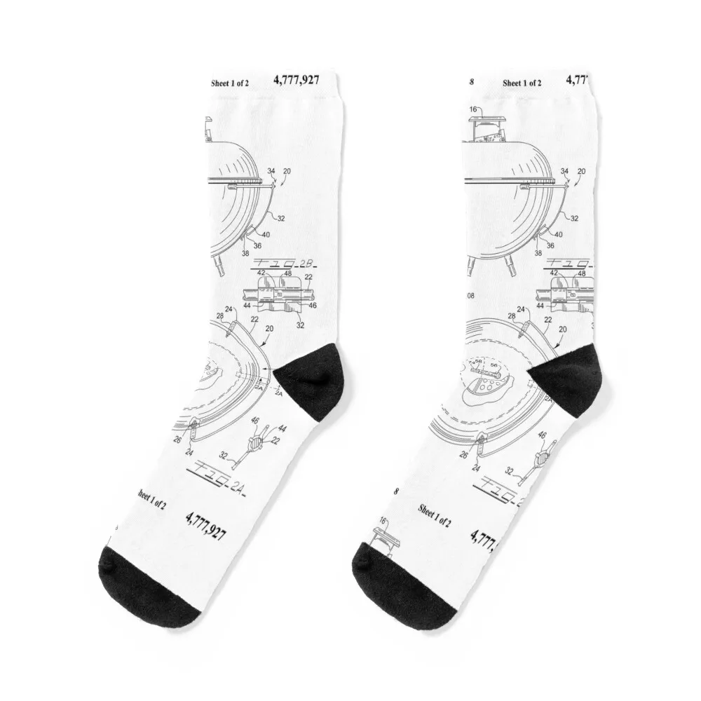 

Weber Grill Gift - Unique Dad Gift - Grilling Gift Socks ankle custom colored Boy Socks Women's