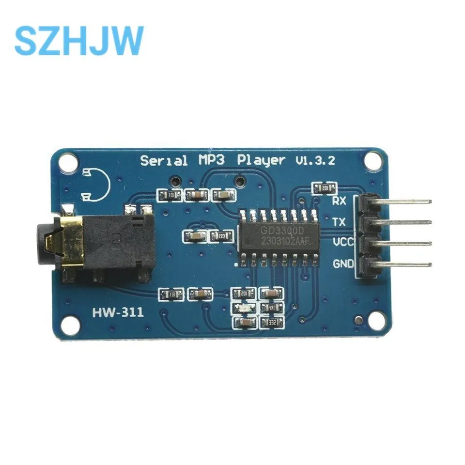 YX6300 YX5300 UART Control Serial Module MP3 Music Player Module For AVR / ARM / PIC CF