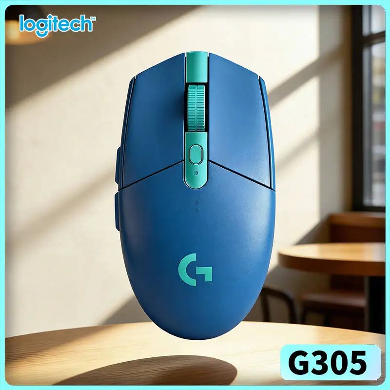 G305 Logitech G305 Wireless LIGHTSPEED Mouse HERO Sensor 6 Programmable Buttons Anti Fingerprint PC Mac
