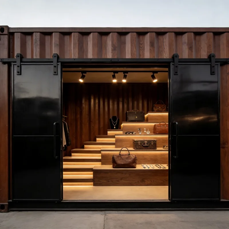 Insulated Double Wing Expanded Container Houses (20ft/30ft/40ft) EPS Steel Modern Design 5+ Year Warranty for Tropical Areas