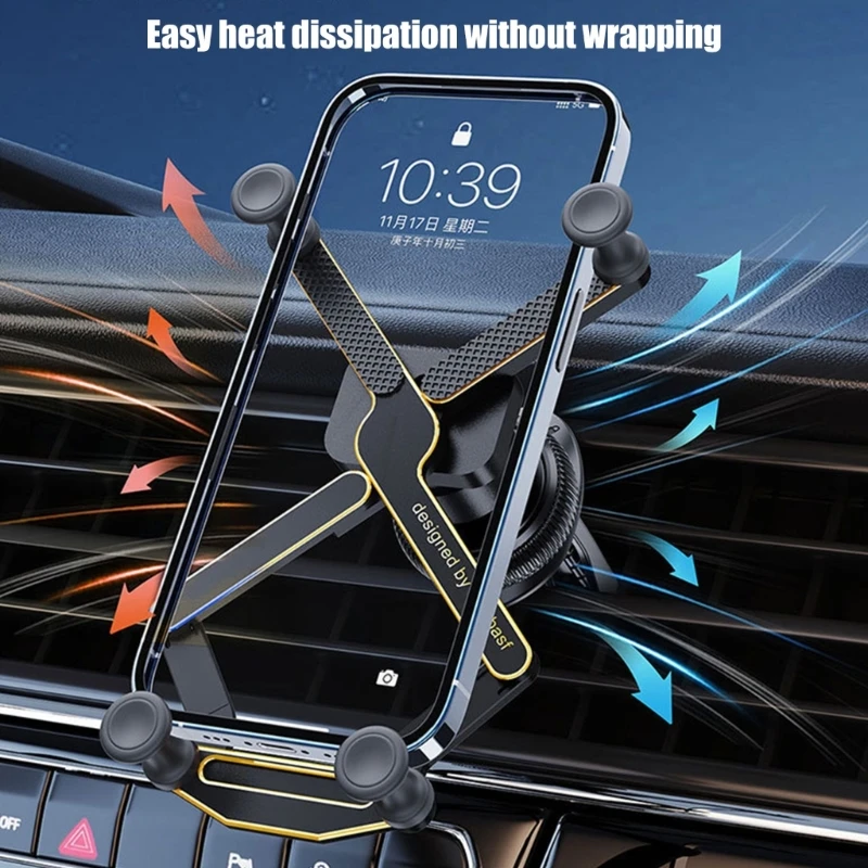 

Противоударная автомобильная ручка для телефона с гравитационным механизмом для устойчивого удержания смартфонов, дропшиппинг