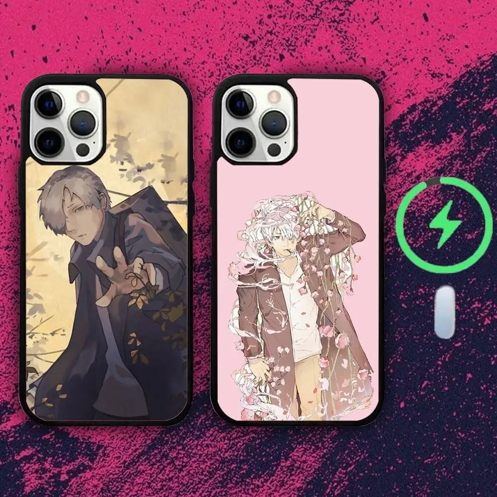

Anime M-Mushishi Phone Case For iPhone 16e,16,15,14,13,12,11,Plus,Pro,Max,Mini Magsafe Magnetic Wireless Charging