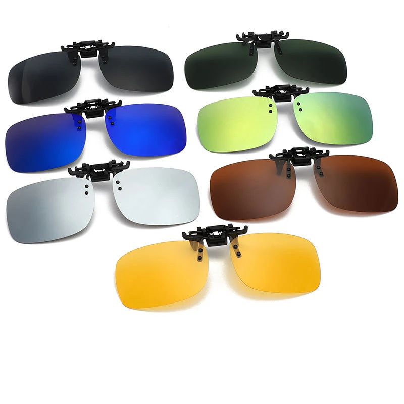 Sunglasses Clip for Myopia Glasses Sunglasses Glasses Polarized Clip Driving Ultra-light Fashion Different Sizes