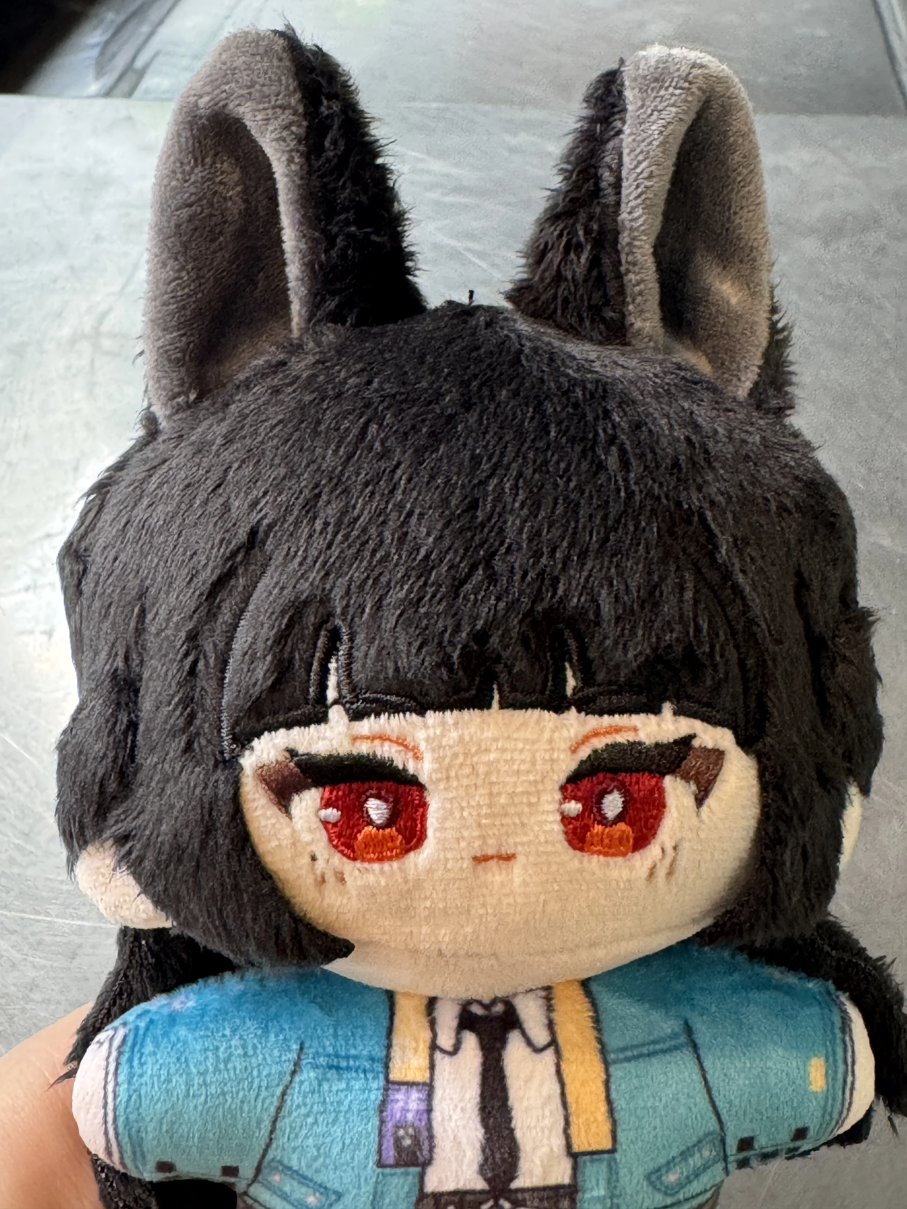 

Hoshimi Miyabi Asaba Harumasa Ellen Joe Anime 12cm Cosplay Costume Plush Doll for Pendant Keychain Kids Gift